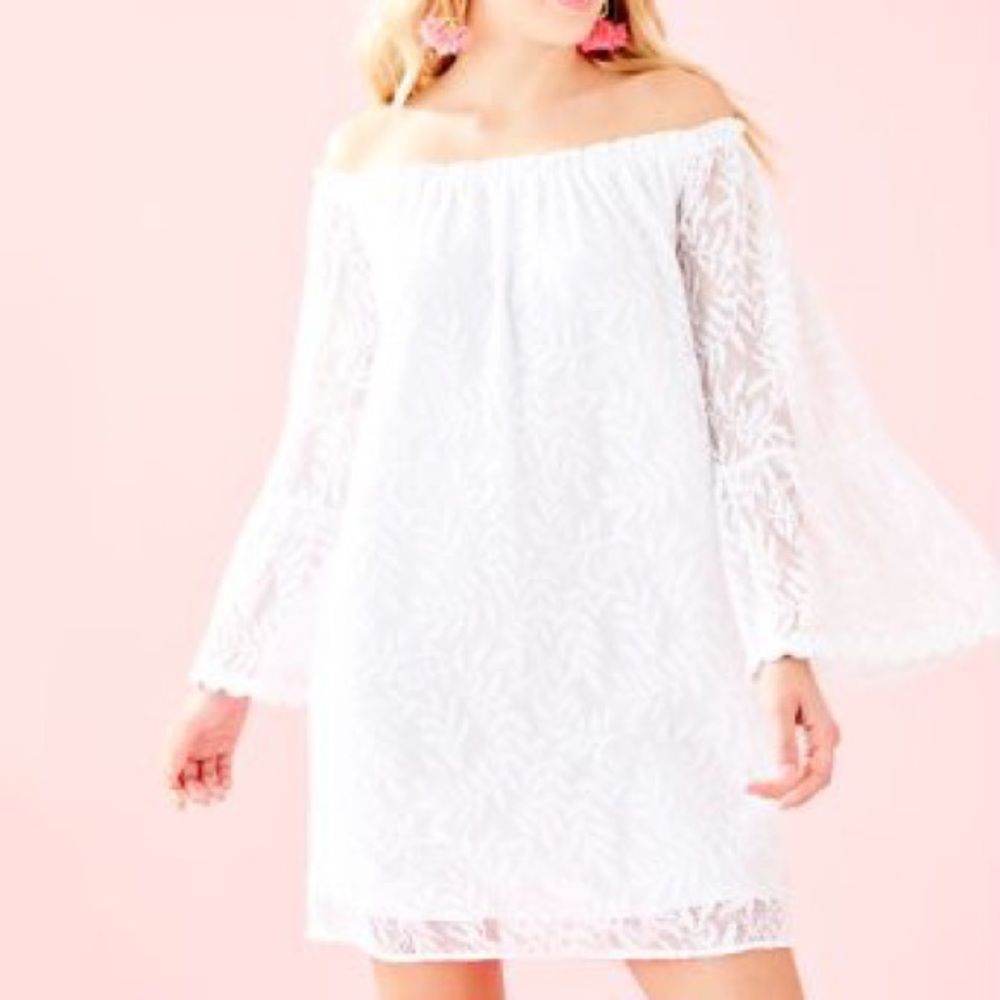 Lilly Pulitzer off the shoulder dress